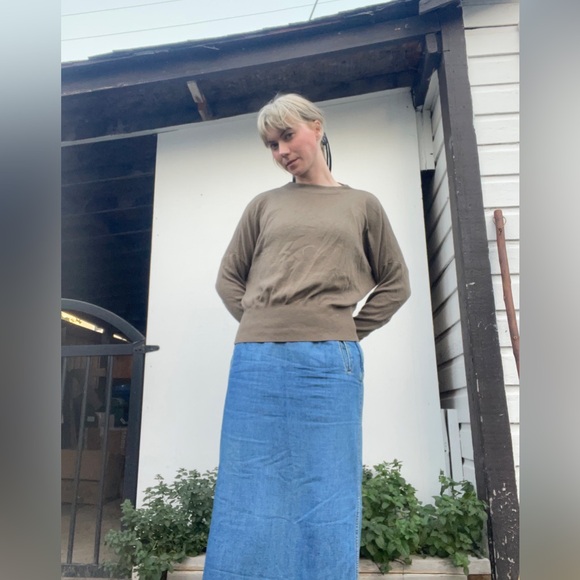 Vintage wool blend crop sweater - Picture 3 of 3